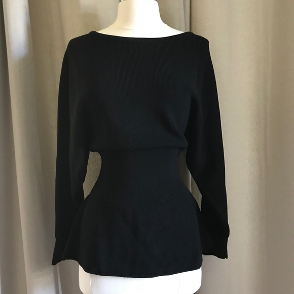 fitted waist sweater